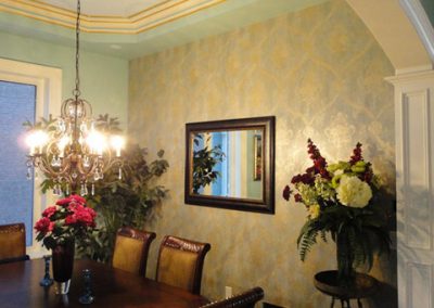 dining room deign with lights